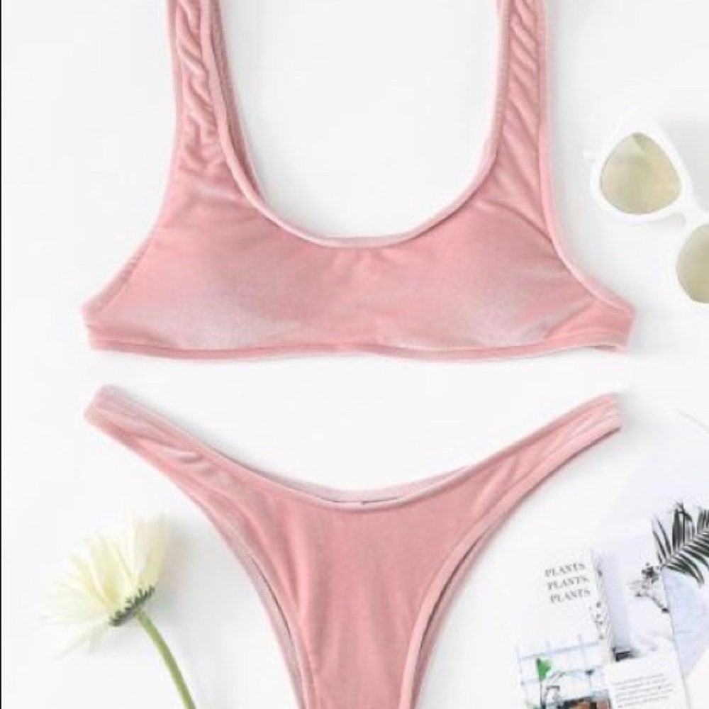 Velvet bikini set